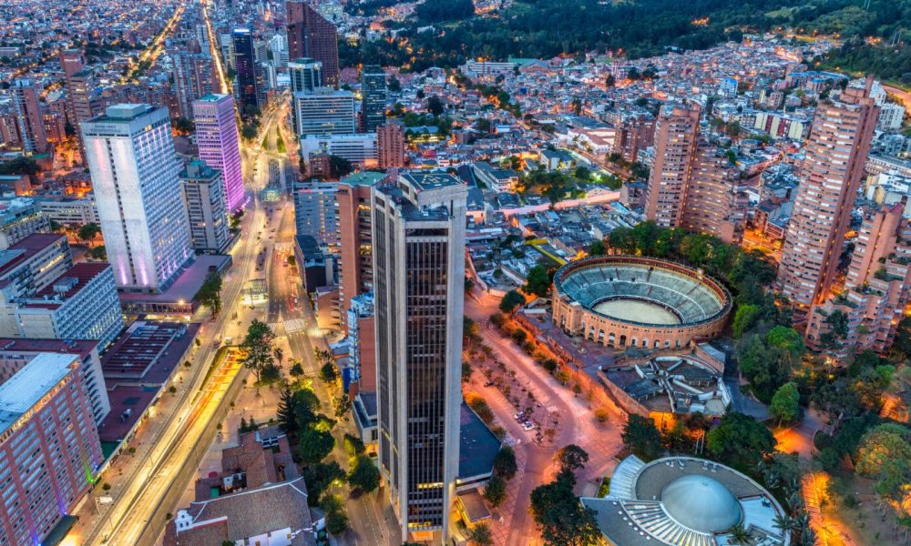 Drone,View,Of,The,International,And,Financial,Center,Of,Bogota